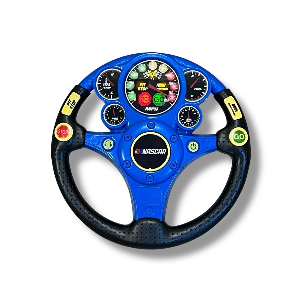 NASCAR Adventure Force Shake‎ 'N Steer Toy Wheel Racing Sounds Lights